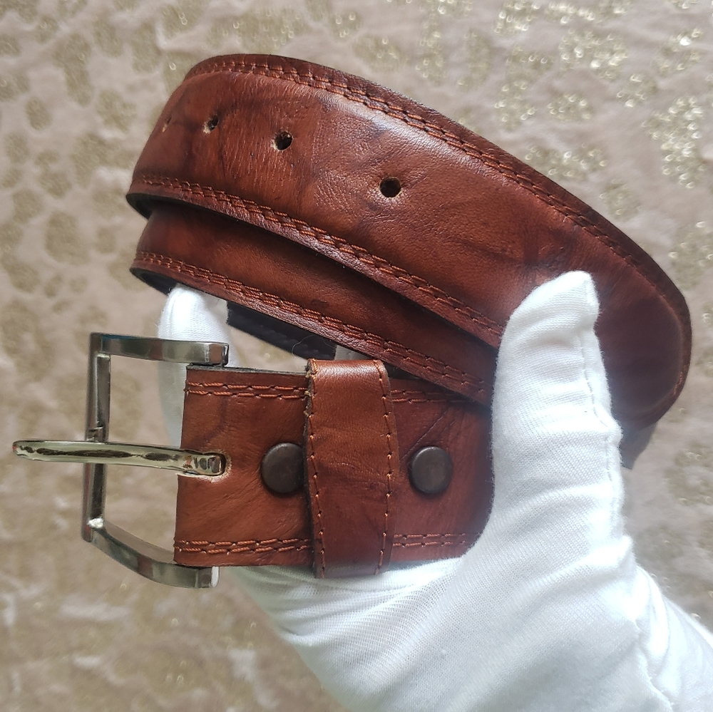 BELT | Unisex Leather Belt - Picture 7 of 17